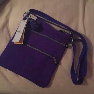 New purple Keiko Kipling purse